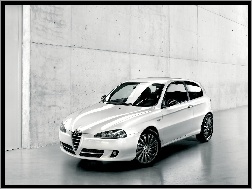 Garaż, Alfa Romeo, Biała, 147